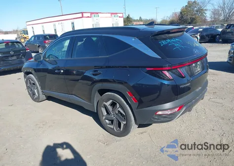 2022 Hyundai Tucson Hybrid Limited из США, поврежденный, VIN KM8JECA13NU082428